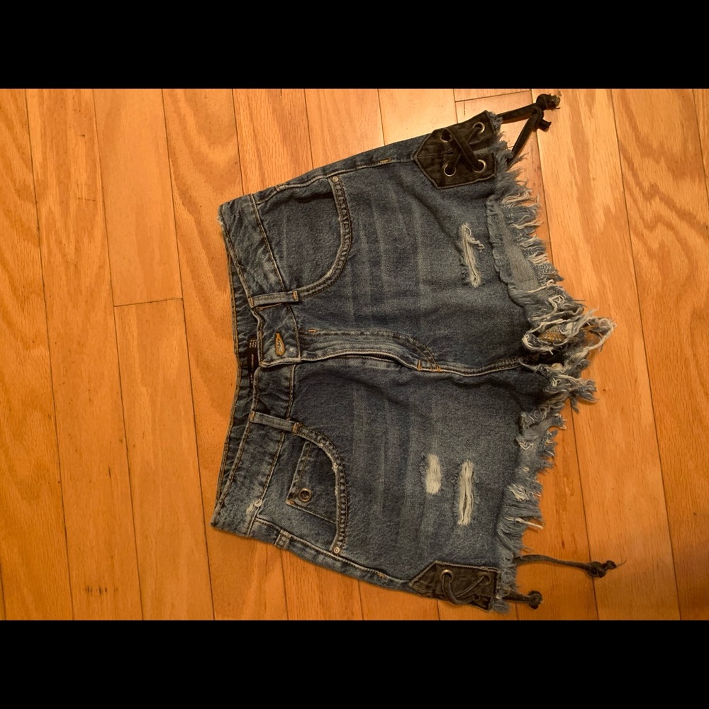 Zara denim shorts